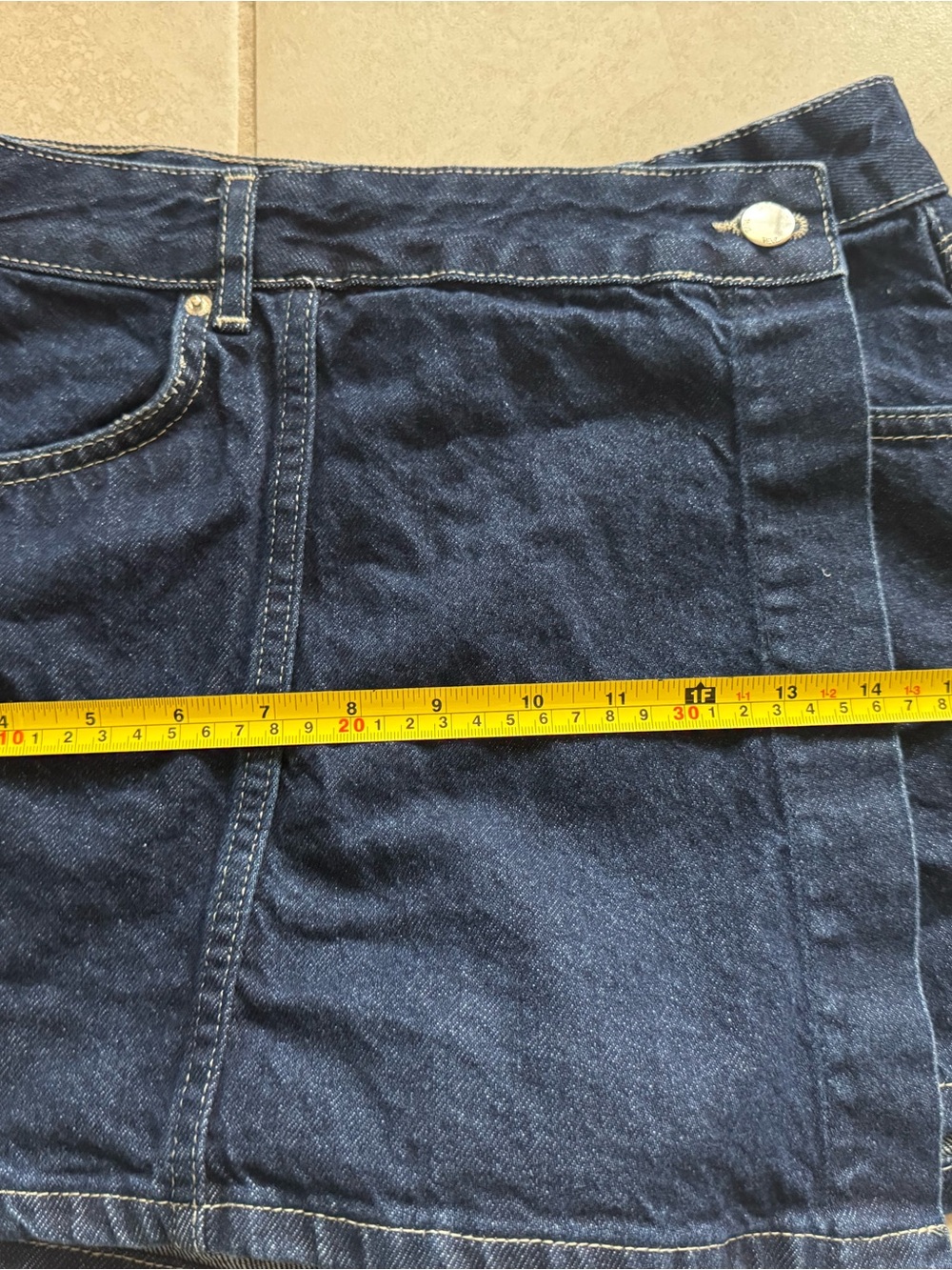XS Zara Denim Skort - Picture 7 of 10